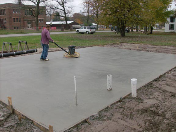 College Station  concrete pads for RV, sheds, AC, basketball
